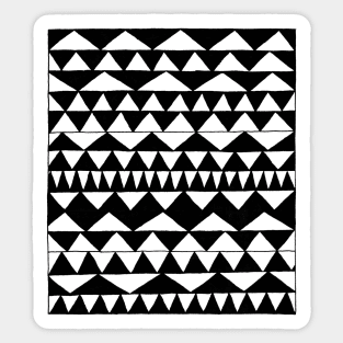 Black Triangles Sticker